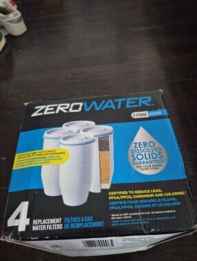 4-Pack Zero Water 5 Stage Advanced Filtration Replacement Water Filters ZR-006